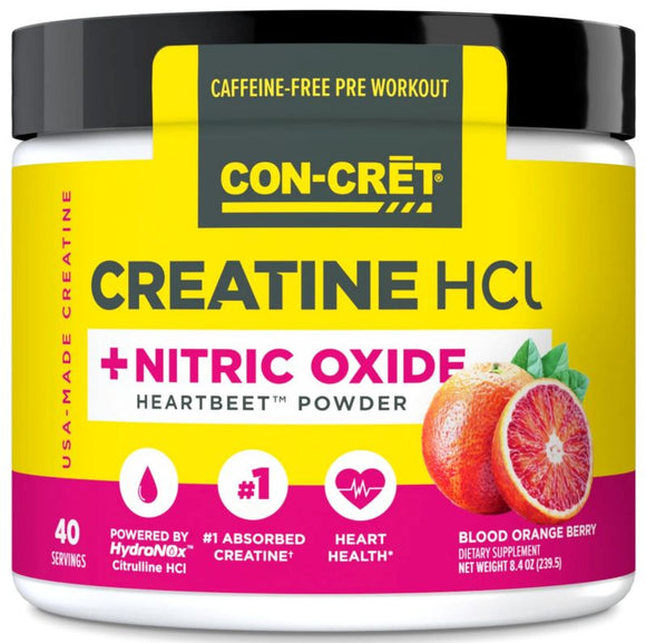 Con-Cret Creatine HCl Plus Nitric Oxide|Muscle Pumps|Mass For Life|