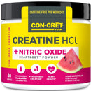 Con-Cret Creatine HCl Plus Nitric Oxide|Muscle Pumps|Mass For Life|