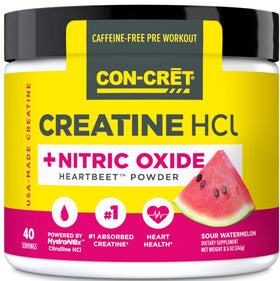 Con-Cret Creatine HCl Plus Nitric Oxide|Muscle Pumps|Mass For Life|