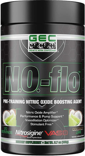 GEC N.O.flo Pre-Workout|Muscle Pumps|Mass For Life|