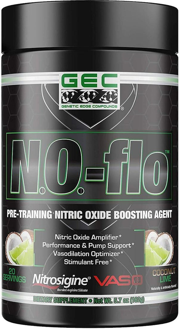GEC N.O.flo Pre-Workout|Muscle Pumps|Mass For Life|