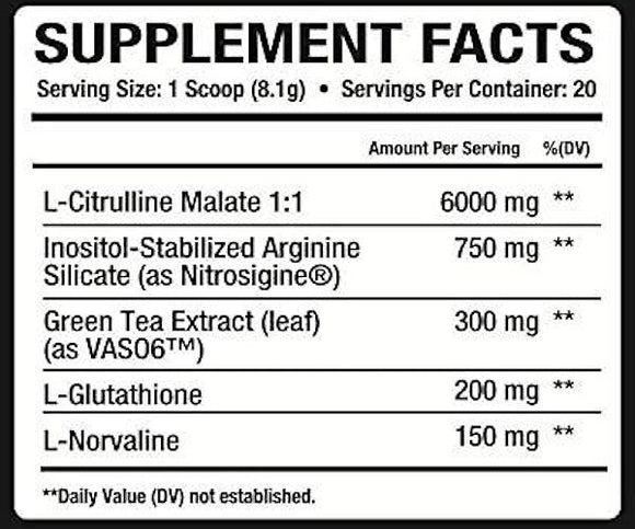 GEC N.O.flo Pre-Workout|Muscle Pumps|Mass For Life|