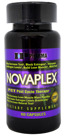 IP Pharma Novaplex PCT 60 Caps|Test Booster|Mass For Life|