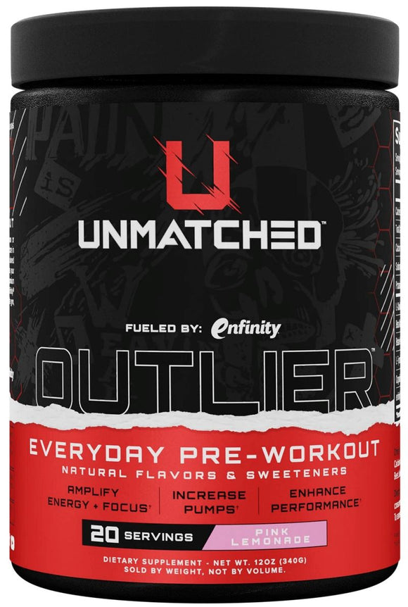 Unmatched Nutrition OUTLIER Raspberry Yuzu|Pre Workout|Mass For Life|