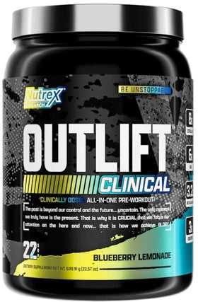 Nutrex Outlift Clinical Pre Workout|Pre Workout|Mass For Life|