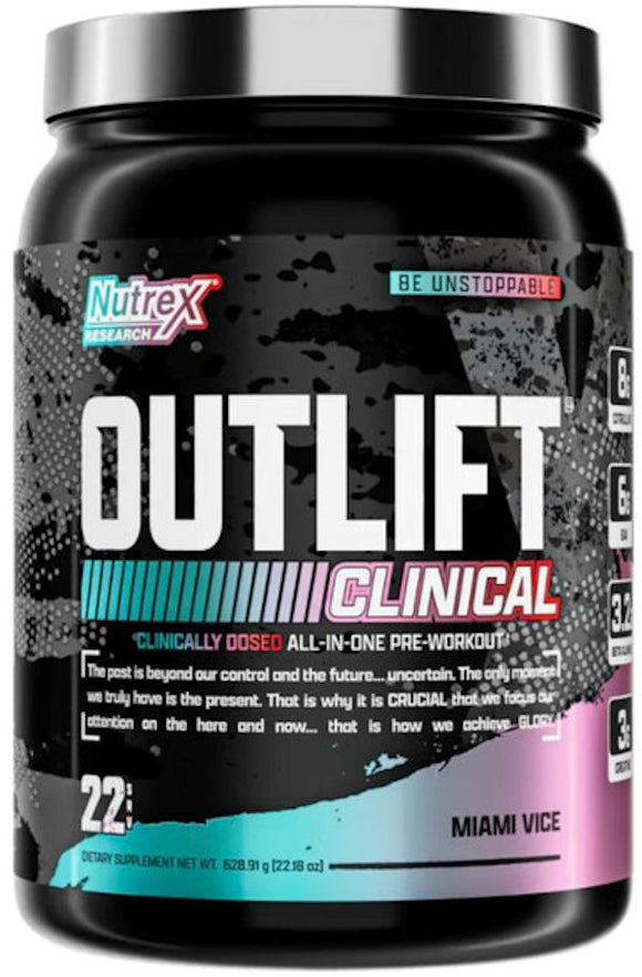 Nutrex Outlift Clinical Pre Workout|Pre Workout|Mass For Life|