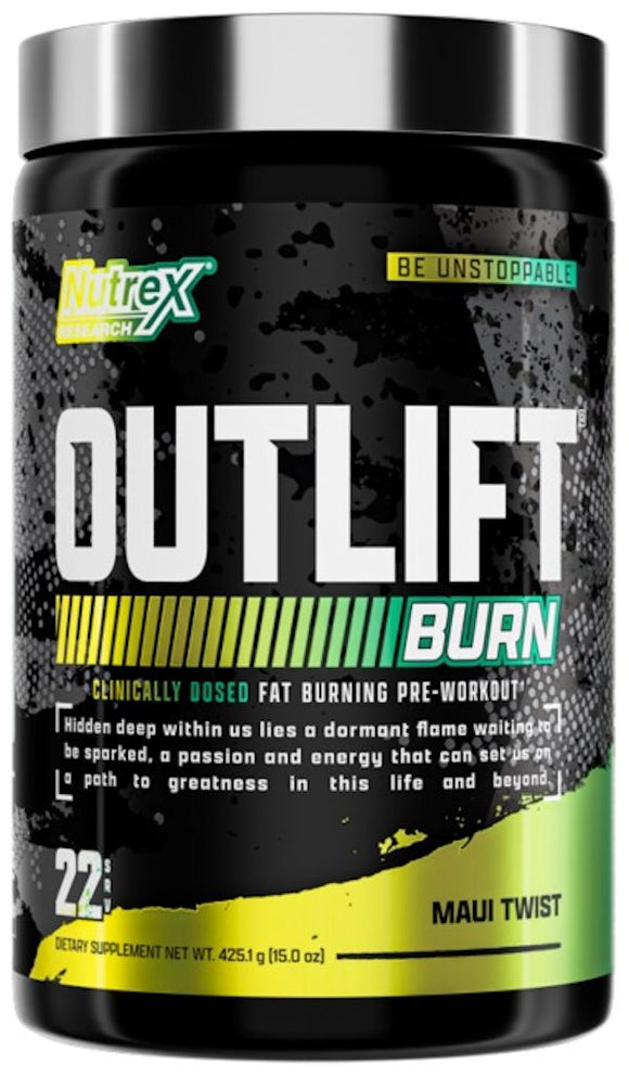 Nutrex Outlift Burn Fat Burning Pre-Workout|Fat Buner|Mass For Life|