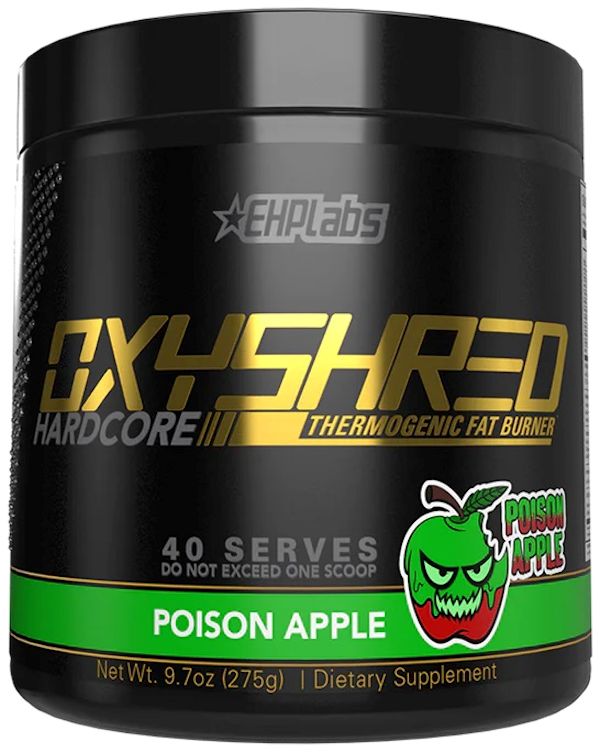 EHPLabs OxyShred Hardcore pre-workout fat burner apple