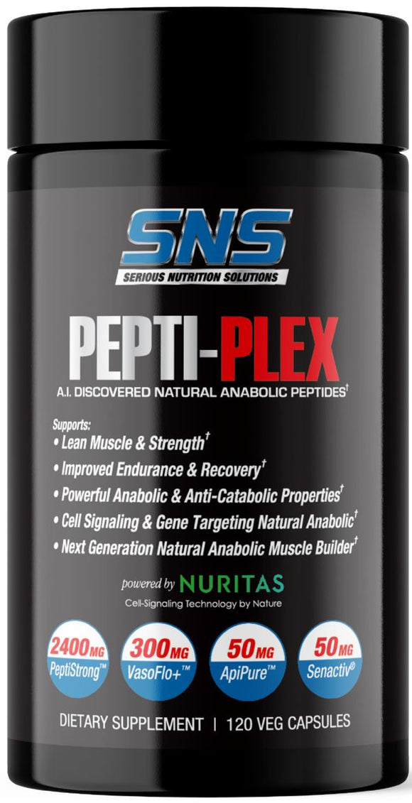 SNS Serious Nutrition Solutions Pepti-Plex 120 Cap|Muscle Builder|Mass For Life|