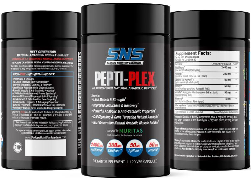 Serious Nutrition Solutions Pepti-Plex bottle