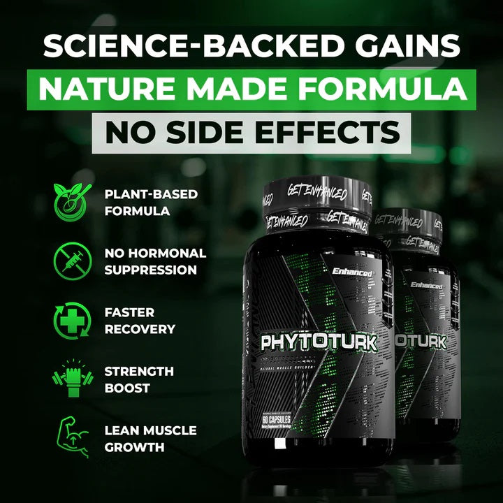 Enhanced Labs Phytoturk 60 Capsules|Mass For Life