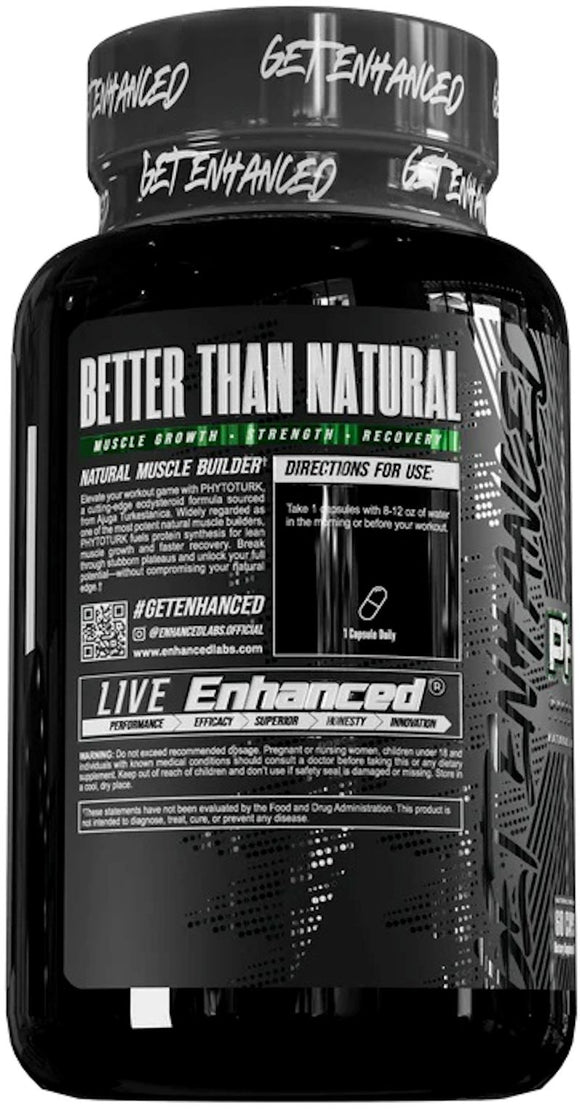 Enhanced Labs Phytoturk 60 Capsules|Test Booster|Mass For Life|