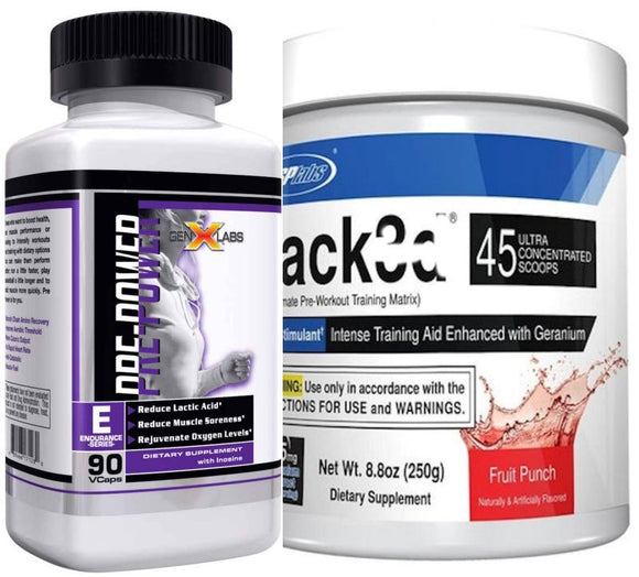 USP Labs Hardcore Pre-Workout - Fruit Punch FREE Pre-Powder