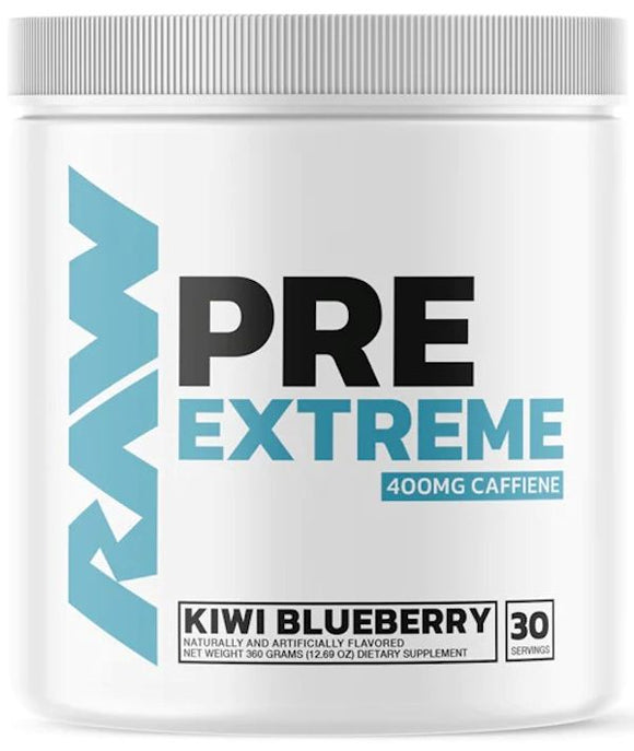 Raw Nutrition Pre Extreme Pre-workout High-Stim 30 Servings|Pre-Workout|Mass For Life|