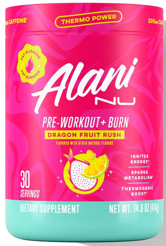 Alani Nu Pre-Workout+ Burn 30 Servings|Pre Workout|Mass For Life|