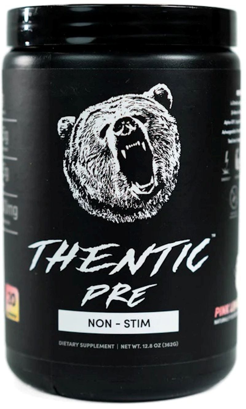 Thentic Pre Non-Stim Pre-Workout|Pre Workout|Mass For Life|