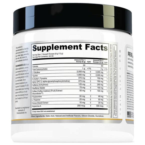 Cutler Prevail  | Pre Workout |  | Energy Stim | Nootropics Lazer Focus|Pre-Workout|Mass For Life|