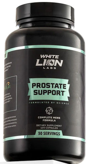 White Lion Labs Prostate Support 120 Caps|Men's Health|Mass For Life|