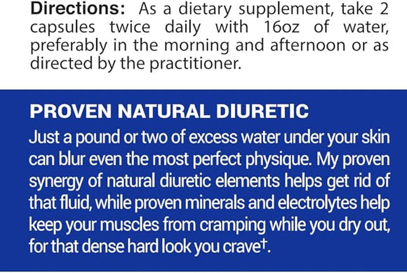 Gaspari Nutrition Proven Diuretic Water Pill|Diuretics|Mass For Life|