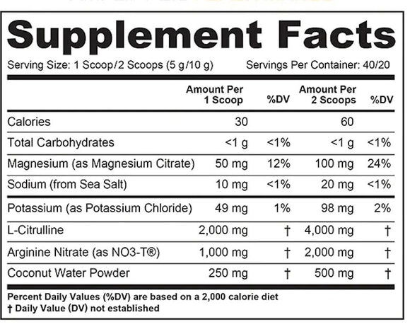 Cutler Pump Amplifier Pre Workout Stim Free