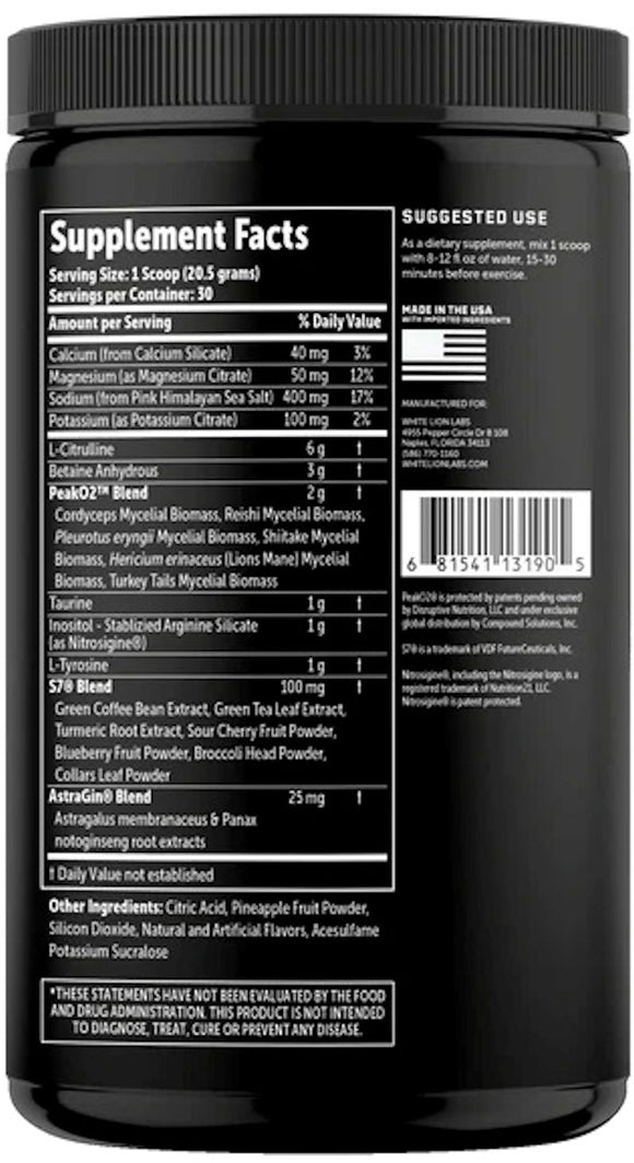 White Lion Pump Pre-Workout|Pre-Workout|Mass For Life|