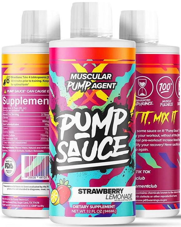 Pump Sauce Liquid Muscle Pump Agent|Muscle Pumps|Mass For Life|