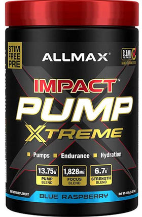 AllMax Impact Pump Xtreme Pre-Workout (Copy)|Muscle Pumps|Mass For Life|