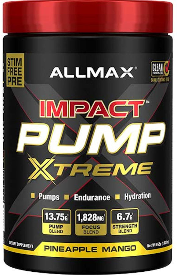 AllMax Impact Pump Xtreme Pre-Workout (Copy)|Muscle Pumps|Mass For Life|