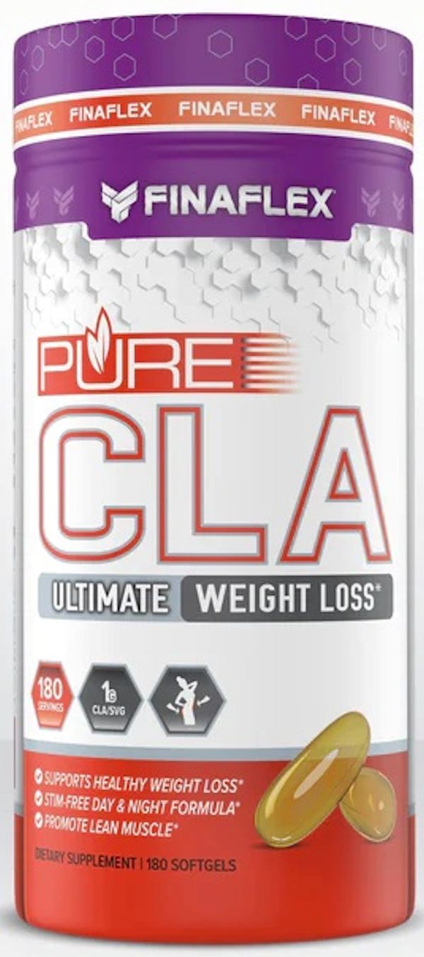 FinaFlex Pure CLA 180 softgels fast Weight Loss Fat burner 