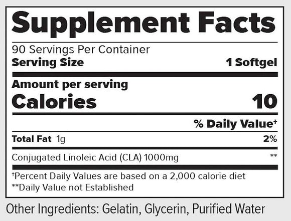 FinaFlex Pure CLA 90 softgels Weight Management|CLA|Mass For Life|