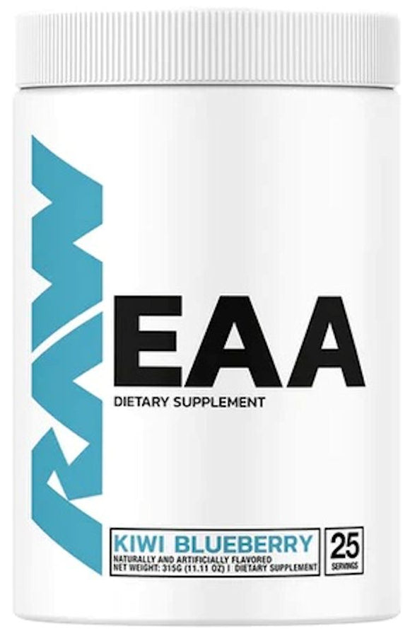 RAW Nutrition EAA Essential Amino Acids|BCAA|Mass For Life|