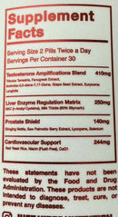 Just Vibes Nutrition Rebirth PCT 60 capsules|Test Booster|Mass For Life|