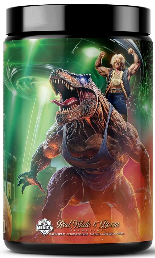 Merica Labz Red, White & Boom High Stim|Pre-Workout|Mass For Life|