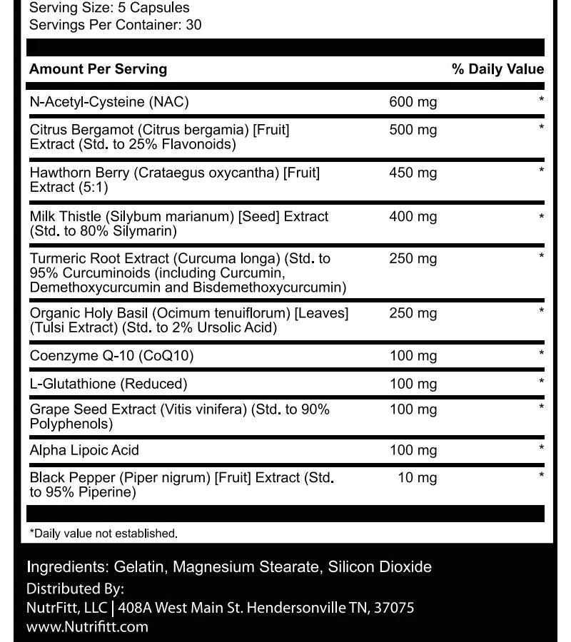 Nutrifitt Regenesis 150 Caps fact