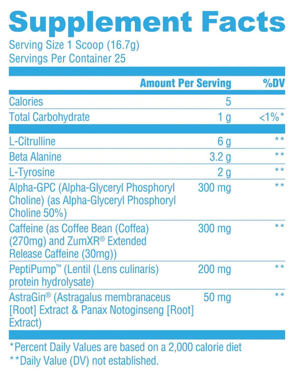 RYSE Loaded Pre Max Pre-Workout Sustained Energy|Pre Workout|Mass For Life|