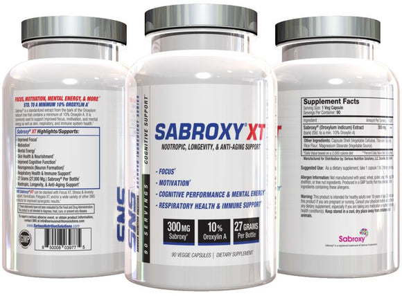 SNS Serious Nutrition Solutions Sabroxy XT (300 Mg per cap)