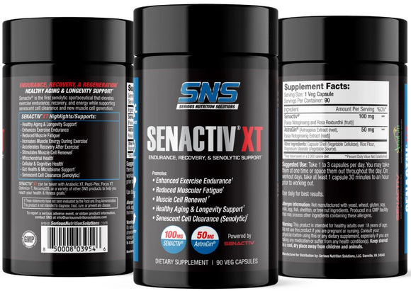 SNS Serious Nutrition Solutions Senactiv XT|Muscle Growth|Mass For Life|