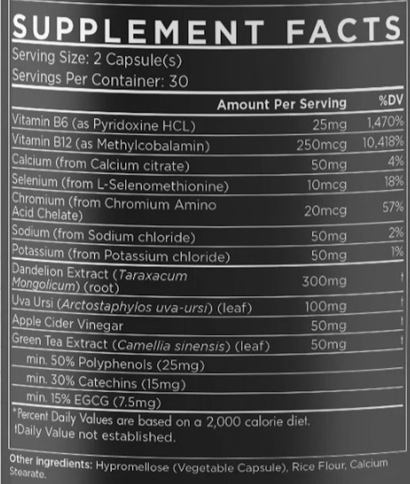 Enhanced Labs Shred XT Diuretic 60 Caps|Diuretics|Mass For Life|