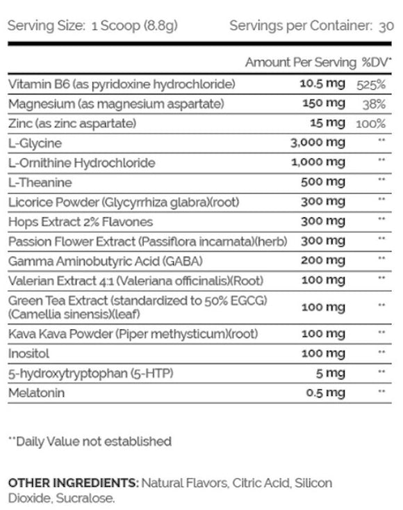 Enhanced Labs Sleep and Grow Nighttime Growth 30 Servings|Sleep Aid|Mass For Life|