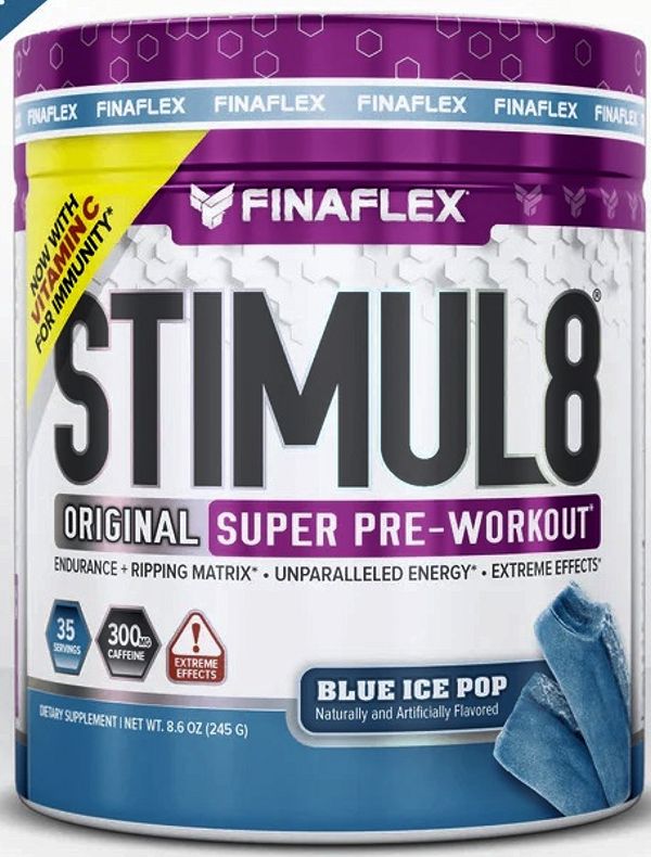 Finaflex Stimul8 hardcode Pre-Workout blue