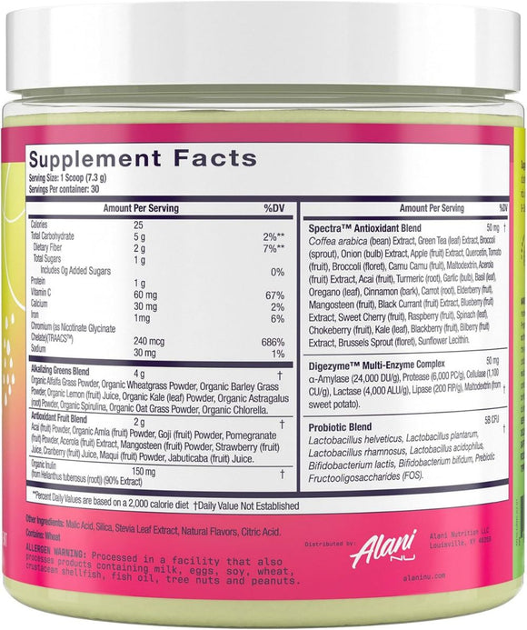 Alani Nu Super Greens|Greens - Superfoods|Mass For Life|