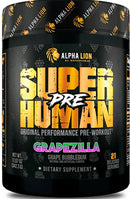 Alpha Lion SuperHuman Pre|Pre-Workout|Mass For Life|
