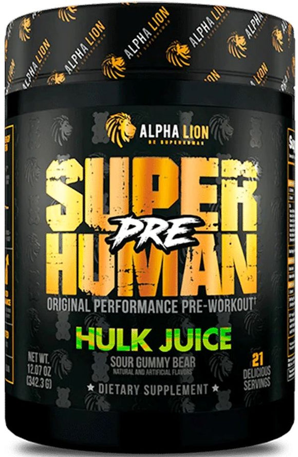 Alpha Lion SuperHuman Pre|Pre-Workout|Mass For Life|