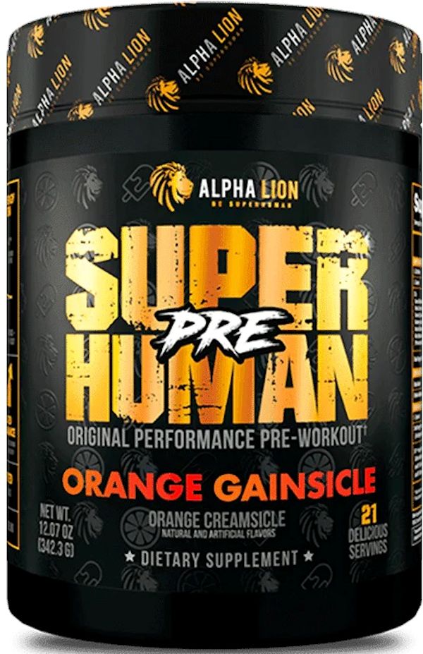 Alpha Lion SuperHuman Pre Performance Pre-Workout 42 Servings lion