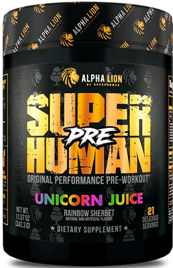 Alpha Lion SuperHuman Pre Performance Pre-Workout 42 Servings vice