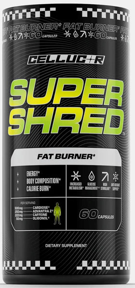 Cellucor Super Shred 60 Capsules|Fat Burner|Mass For Life|