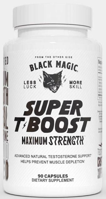 Black Magic Supply Super T Boost Maximum Strength 90 Capsules|Test Booster|Mass For Life|