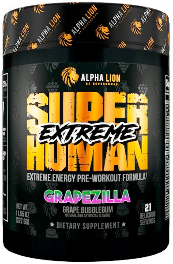 Alpha Lion Super Human Extreme High-Stim grape