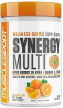 MuscleSport Synergy Multivitamin Powder, Greens, Aminos, Antioxidants|Multi Vitamin|Mass For Life|
