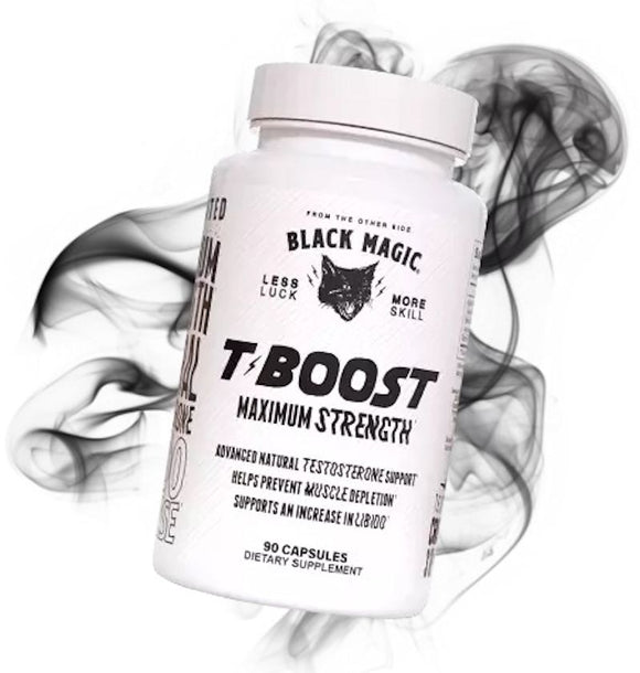 Black Magic Supply Super T Boost Maximum Strength 90 Capsules|Test Booster|Mass For Life|